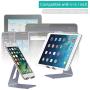 Cell Phone Stand for Desk, YOSHINE Cell Phone Holder Universal Phone Dock Stand Holder Cradle for Phone 12 11 Xs Max XR X 8 7 6S Plus 5S 4S, Huawei, Samsung S9 S8, Other Smart Phones - Space Grey