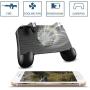 Mobile Game Controller with Built-in Cooling Fan &【Upgraded 4000mAh】 Power Bank + Carrying Case, Compatible Play with Fortnite/PUBG On Any iPhone and Android Devices Between 4" -6.5"