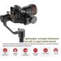 MOZA Air 3-Axis Handheld Gimbal Camera Stabilizer+Dual Handle Grip+Wireless Thumb Controller OLED Display+Accessory Mount W/Max Payload of 7 lbs/3200g Support All Mirrorless Cameras and Most DSLRs