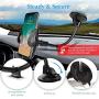 Windshield Phone Mount, Volport Universal Windscreen Dashboard Long Arm Window Car Cradle Suction Cup Phone Holder Stand for iPhone XS Max XR X 8 8 Plus 7 6 6S Samsung Galaxy S10 S9 S8 S7 Google Pixel