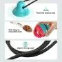 N/F [Latest 2020]  Dog Chew Toys for Aggressive Chewers- Suction Cup Interactive Ropes Dogs Toy for Pet Teeth Cleaning, Training, Kill Boring Time, Food Dispensing Ball Toys for Small Medium Dogs