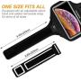 iPhone 11 Pro Max/iPhone Xs Max Armband,RUNBACH Sweatproof Running Exercise Bag with Fingerprint Touch and Card Slot for 6.5 Inch iPhone 11 Pro Max/iPhone Xs Max (Black)