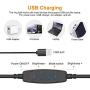 Velouer Selfie Ring Light with Cell Phone Holder Stand for Live Stream/Makeup, LED Camera Lighting [3-Light Mode] [10-Level Brightness] with Flexible Arms Compatible with iPhone 8 7 6 Plus X Android