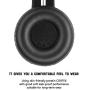 Over Ear Headphones with Aluminum Headphone Stand Hanger, SourceTon 3.5mm Gaming Headset Noise Isolating with Mic and Volume Control for TV, PC and Cell Phone