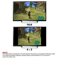 N64 to HDMI Converter, Support 16:9 and 4:3 Convert, HDMI Cable for Nintendo 64 & Super Nintendo SNES