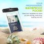 MoKo Waterproof Phone Pouch [3 Pack], Underwater Clear Phone Case Dry Bag with Lanyard Compatible with iPhone 11/11 Pro Max, X/Xs/Xr/Xs Max, 8/7/6 Plus, Samsung S10/S9/S8 Plus, S10e, S20, Note 10/9/8