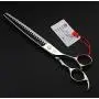 Purple Dragon 8.0 inch Professional Pet Grooming Scissors - Dog Chunker Shears - Adult Animal Thinning Hair Shears for Pet Groomer or Family DIY Purple Dragon 8.0 inch Professional Pet Grooming Scissors - Dog Chunker Shears - Adult Animal Thinning Hair Shears for Pet Groomer or Family DIY