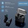 Wireless Earbuds Bluetooth 5.0, GPED True Wireless Earbuds Headphones with Charging Case, 20Hrs Playback, One-Step Pairing, IP67 Waterproof Stereo Bluetooth Earbuds with Mic for Android/iPhone(Black)