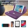 MoKo Tablet Pillow Stand, Soft Bed Pillow Holder, Fits up to 11" Pad, Fit with iPad 10.2" 2019, New iPad Air 3 2, iPad Pro 11 2020/10.5/9.7, Mini 5 4 3, Samsung Galaxy Tab, Purple