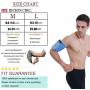 Universal Sports Armband for All Phones. Cell Phone Armband for Running, Fitness and Gym Workouts (iPhone X/8/7/6/Plus,Samsung Galaxy S9/S8/S7/S6/Edge/Plus & LG, Google & More) Blue, Medium