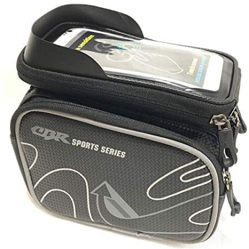 Three pocketsTrek Bike Accessories, Mountain Bike Bag Bicycle Bag Top Tube Bicycle Bag Mobile Phone Holder 6.2" Below
