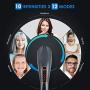 Handheld Back Massager - MOICO 6 Interchangeable Nodes, 10 Speeds & 12 Modes Cordless Deep Tissue Percussion Massagers for Neck, Shoulder, Arms, Leg, Foot, Calf, Body, Joint Pain Relief