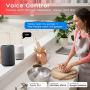 BYF Smart WiFi Garage Door Opener Remote Controller, Smartphone App Control, Compatible with Alexa, Google Assistant, and Siri, No Hub Required (White)