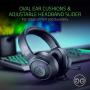 Razer Kraken X Ultralight Gaming Headset: 7.1 Surround Sound Capable - Lightweight Frame - Integrated Audio Controls - Bendable Cardioid Microphone - For PC, Xbox, PS4, Nintendo Switch - Classic Black