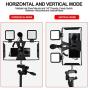 Emart Pro Smartphone Video Rig Video Stabilizer Grip Tripod Mount Holder for Videomaker Film-Maker Video- grapher Apply to Selfie, Make-up, YouTube, Photography Shooting