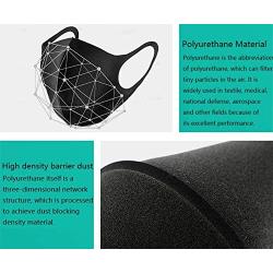 Washable and Reusable Fabric Face Mouth Madks Breathable Face Covering for Summer, 3 Pack_Grey/Blue/Pink