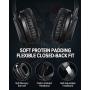 EasySMX Gaming Headset Xbox One Headset, PS4 Headset with Noise Canceling Mic, PC Headset with LED Light, Compatible with PC, PS4, Xbox One Controller(Adapter Not Included), Nintendo Switch, Mac