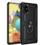 ComoUSA Galaxy A51 5G Case with Tempered Glass Screen Protector (2 Pack),[Not fit for A51 4G ], A51 5G Case Kickstand with Car Mount Holder, 15ft. Drop Tested for Samsung Galaxy A51 5G Phone (Black)