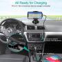 CHOETECH Wireless Car Charger, 10W Max Qi Wireless Fast Charger Car Mount USB-C Phone Holder with 36W Dual Car Charger Compatible iPhone SE, iPhone 11/Pro/Max/XS/Max, Galaxy S20/S20+/Note 10/S10