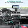 CHOETECH Wireless Car Charger, 10W Max Qi Wireless Fast Charger Car Mount USB-C Phone Holder with 36W Dual Car Charger Compatible iPhone SE, iPhone 11/Pro/Max/XS/Max, Galaxy S20/S20+/Note 10/S10