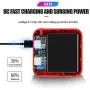 OYEALEX 20000mAh Portable Power Charger with LED Dual USB Ports 2.1A Output and 2A Input,Super Light Cell Phone Charger Battery Portable Power Supply/Power Bank Portable (Red,3.15INCH) OYEALEX 20000mAh Portable Power Charger with LED Dual USB Ports 2.1A Output and 2A Input,Super Light Cell Phone Charger Battery Portable Power Supply/Power Bank Portable (Red,3.15INCH)