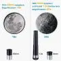 HUTACT Telescope for Kid HD 90X Refractor Telescopes for Astronomy Adjustable Tripod, Phone Adapter, Moon Map, Moon Filter,Compass HUTACT Telescope for Kid HD 90X Refractor Telescopes for Astronomy Adjustable Tripod, Phone Adapter, Moon Map, Moon Filter,Compass