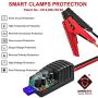 GOOLOO 1200A Peak 18000mAh SuperSafe Car Jump Starter with USB Quick Charge 3.0 (Up to 7.0L Gas or 5.5L Diesel Engine), 12V Portable Power Pack Auto Battery Booster Phone Charger Built-in LED Light
