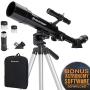 Celestron - 50mm Travel Scope - Portable Refractor Telescope - Fully-Coated Glass Optics - Ideal Telescope for Beginners - BONUS Astronomy Software Package