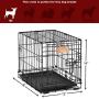 MidWest Homes for Pets Dog Crate | iCrate Single Door & Double Door Folding Metal Dog Crates | Fully Equipped