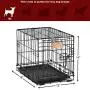 MidWest Homes for Pets Dog Crate | iCrate Single Door & Double Door Folding Metal Dog Crates | Fully Equipped