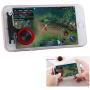 LPER Wireless Gamepad Gaming Controller Game Joystick Q9 Direct Mobile Games Joystick Artifact Hand Travel Button Sucker for iPhone, Android Phone, Tablet(Gold) (Color : Red)