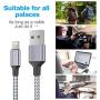 iPhone Charger ALIWIKI Lightning Cable 3pack 6ft Extra Long Nylon Braided Syncing and Fast Charging Cord USB Cable Compatible with iPhone Xs MAX XR X 8 7 6S 6 Plus SE 5S 5C 5, iPad, iPod