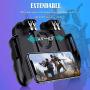 EMISH Mobile Game Controller Gamepad Mobile Gaming Trigger Joystick Metal L1 R1 Button for PUBG/Rules of Survival (Black)