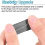 IUGGAN PUBG Mobile Game Finger Sleeve Controller, Sterling Silver Fiber,0.01" Ultra-Thin Touchscreen Finger Sleeve Anti-Sweat Breathable for Rules of Survival,Compatible with iPhone/ipad/Android (5P)