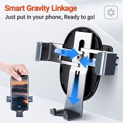 TORRAS Cell Phone Holder for Car, Auto-Clamping Air Vent Car Mount Holder Cradle Compatible for iPhone 11 Pro Max/Xs Max/XR/X / 8 Plus / 7 Plus, Galaxy Note 10 / S10 / S10+ / S9 / S9+ and More