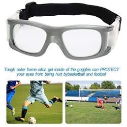 Flantor Outdoor Sports Goggles Over Glasses, Anti Shock Collision Protective Safety Goggles with Silicone Padding,Adjustable Strap for Basketball Football Hockey Rugby Baseball Soccer