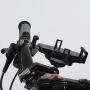 LIVALL S2 Cycling Bike Bicycle Mobile Phone Mount Holder Charger, 360°Rotation Adjustable Phone Holder Charger for iPhone 6 Plus, iPhone 5 4S, Samsung Galaxy S6 Edge 4-8 inches Smart Phones