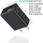 Compatible for Jitterbug Flip Phone Charger - [UL Listed] for Jitterbug Flip, Smart 2 Cell Phone Micro USB Wall Charger with 5FT Cable