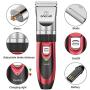 oneisall Dog Shaver Clippers Low Noise Rechargeable Cordless Electric Quiet Hair Clippers Set for Dogs Cats Pets