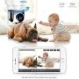 TAOCOCO Dog Camera, Pet Camera, 1080P FHD WiFi IP Surveillance Camera, Wireless Security Dome Camera for 2.4 GHz, Home Baby Monitor Nanny Cam with Smart Pan/Tilt/Zoom, Motion Detection, Night Vision