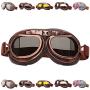 Peicees Vintage Helmet Goggles Motorcycle Goggles Bike Motorcross Pilot Goggle