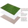 LOOBANI Dog Playpen Flooring Artificial Grass Mat, Waterproof and Non- Slip, Whelping Pads for Puppy Enclosure, Pen, Exercise, Cage, Crate, Kennel, Fence, House