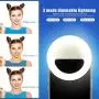 Selfie Ring Light for Phone Clip on Ring Light 3 Light Modes Selfie Fill Light with 52 LED Beads Makeup Light Ring for Selfie, Photography, Livestream White 2020 Upgrade Selfie Ring Light for Phone Clip on Ring Light 3 Light Modes Selfie Fill Light with 52 LED Beads Makeup Light Ring for Selfie, Photography, Livestream White 2020 Upgrade