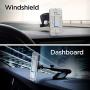 Spigen Hexa Magnetic Phone Holder Universal Dashboard Windshield with Telescopic Adjustable Arm Compatible with Plus Sized Phones and Mini Tablets