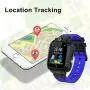 Kids Smart Watch Waterproof with GPS Tracker Phone Smartwatch SOS Game Voice Chat 1.44 Touch Screen for Boys Girls Birthday Gift (Blue) Kids Smart Watch Waterproof with GPS Tracker Phone Smartwatch SOS Game Voice Chat 1.44 Touch Screen for Boys Girls Birthday Gift (Blue)