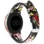 Sankel Leather Strap Compatible for Samsung Galaxy Watch 3 41mm/Active 2 Bands,Women 20mm Slim Leather Wristband Replacement for Galaxy Watch Active 40mm/Galaxy Watch 42mm/Gear Sport(Black/Floral) Sankel Leather Strap Compatible for Samsung Galaxy Watch 3 41mm/Active 2 Bands,Women 20mm Slim Leather Wristband Replacement for Galaxy Watch Active 40mm/Galaxy Watch 42mm/Gear Sport(Black/Floral)