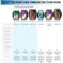 TRIBE Premium Running Armband & Phone Holder for iPhone X, Xs, Xs Max, Xr, 8, 7, 6, Plus Sizes, Galaxy S9, S8, S7, S9/S8 Plus, Note with Adjustable Elastic Band & Key/Card Slot - 100% Lycra