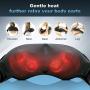 Back and Neck Massager - Shiatsu Shoulder Massager - Electric Deep Kneading Massage with Heat - Massage for Muscle Relief, Tired Back, Neck, Shoulder & Legs