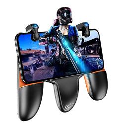 PUBG Mobile Controller, Auto High Frequency Click Mobile Game Controllers Trigger for PUBG/Fortnite/Rules of Survival Gaming Grip and Gaming Joysticks for Android iOS Phone (Renewed)