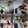 Smart Watch,Fitness Tracker Watch with Heart Rate Blood Pressure Monitor IP68 Waterproof Bluetooth Smartwatch Sports Activity Tracker Smart Bracelet for Men Women Kids Compatible Android iOS Phones